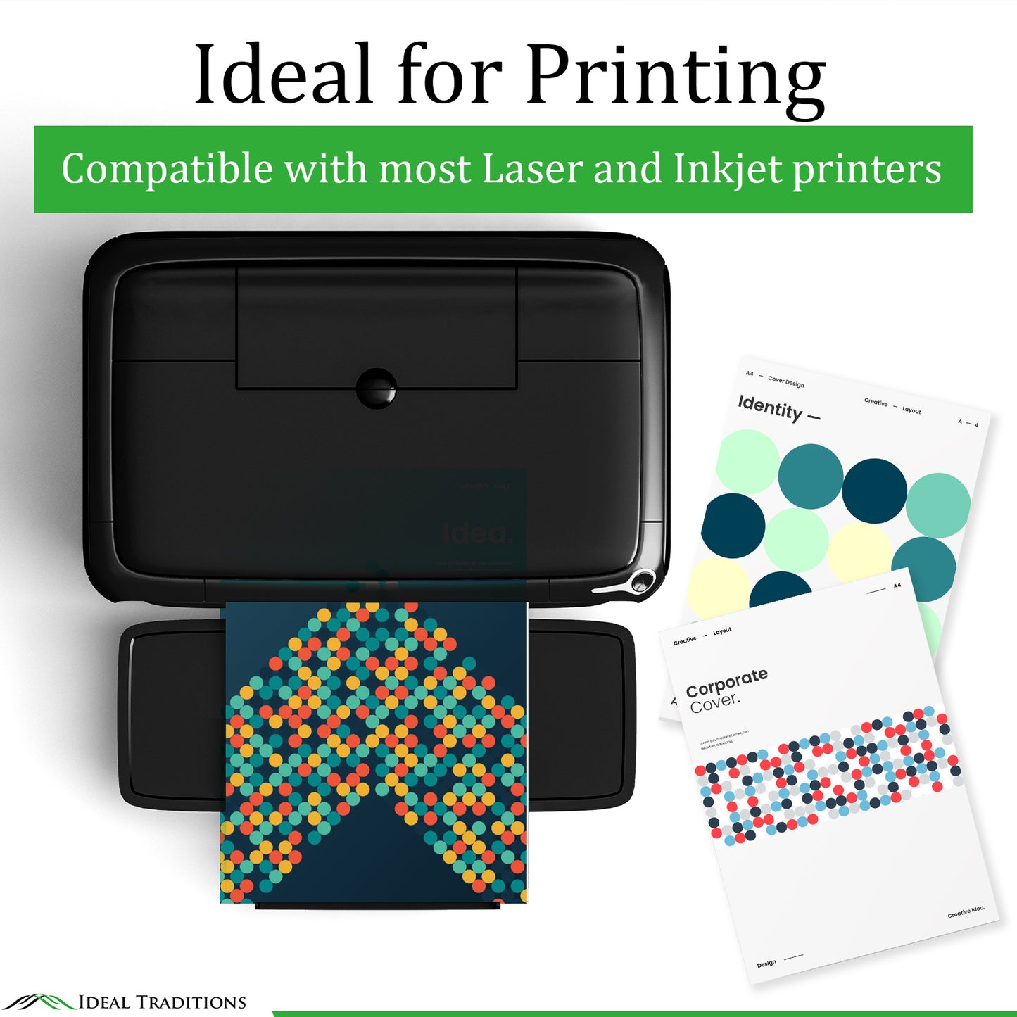 Cream Colored Cardstock 11x17" 80 lb cover 50 Sheets Heavyweight Card Stock - Ideal Traditions