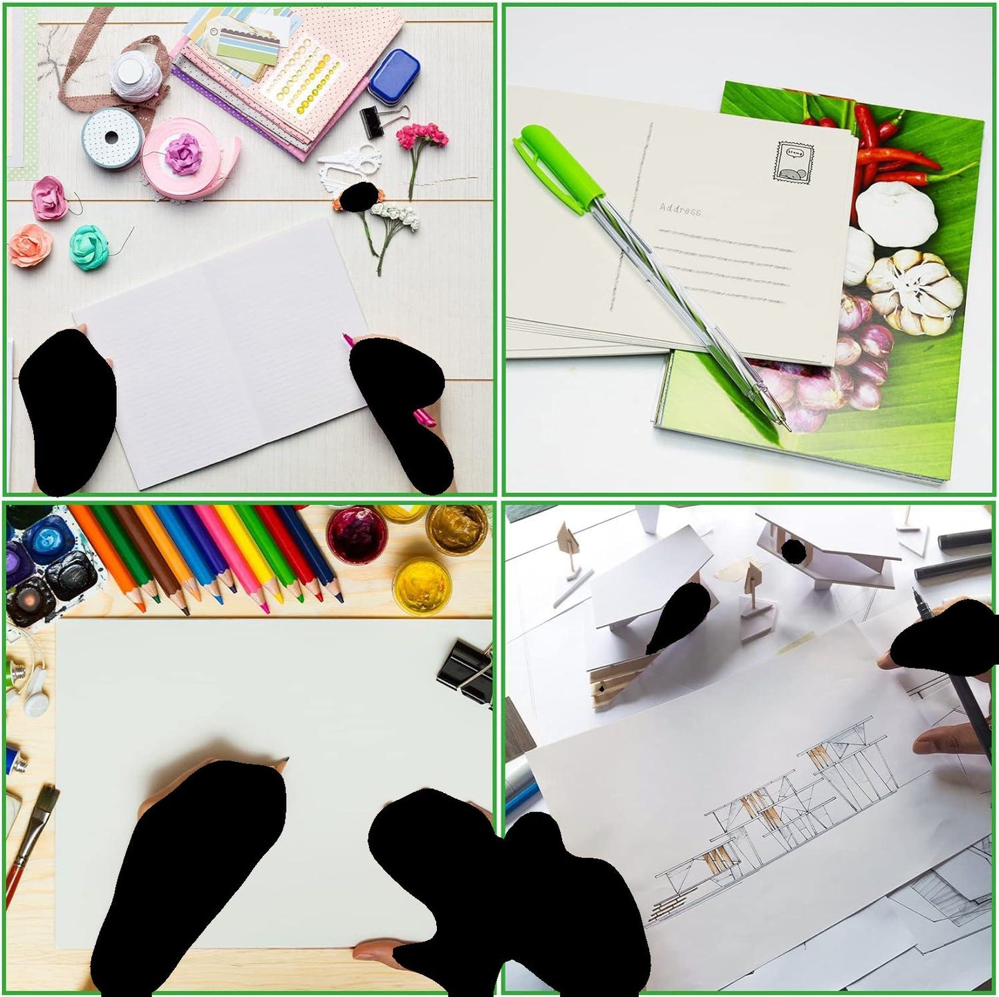 Cream Colored Cardstock 11x17" 80 lb cover 50 Sheets Heavyweight Card Stock - Ideal Traditions